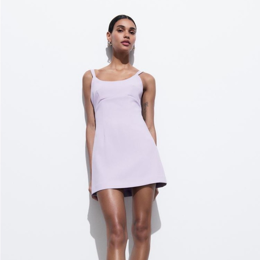 Zara Rhinestone Clasp Mini Dress S